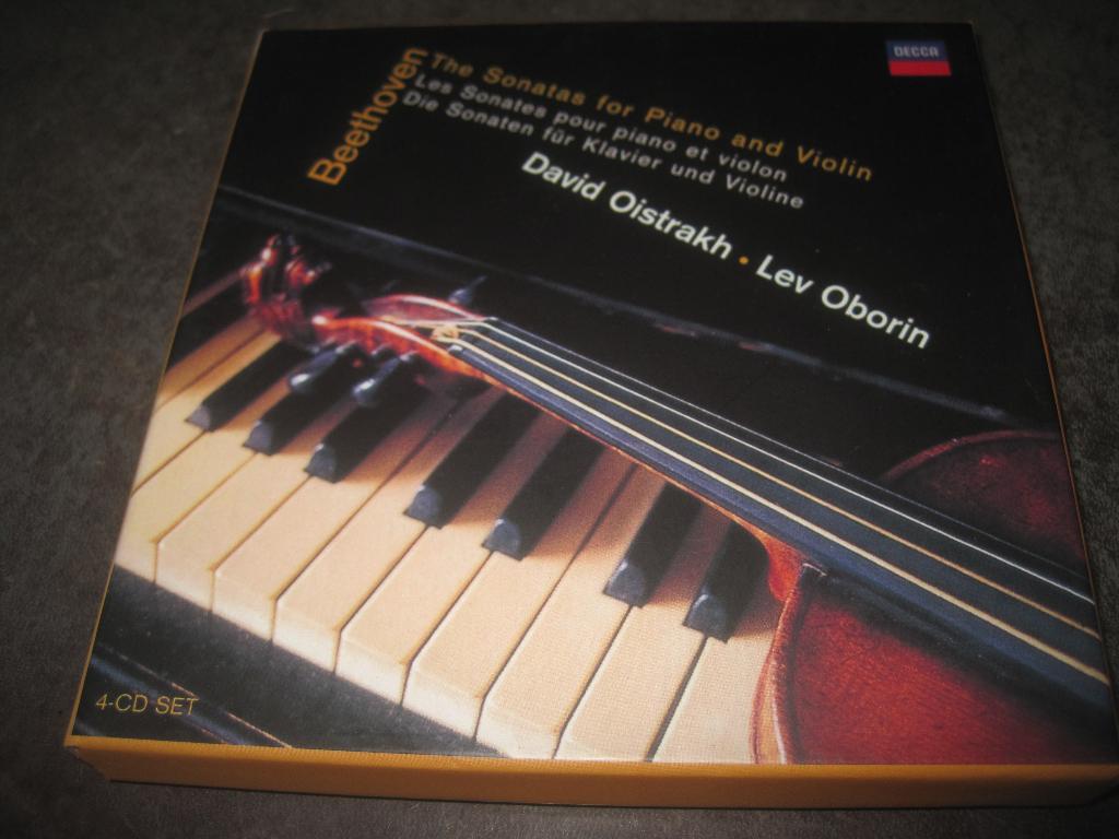 Beethoven Sonatas violin and piano Oistrakh Oborin 4CD Decca, Cd's en Dvd's, Cd's | Klassiek, Ophalen of Verzenden, Classicisme