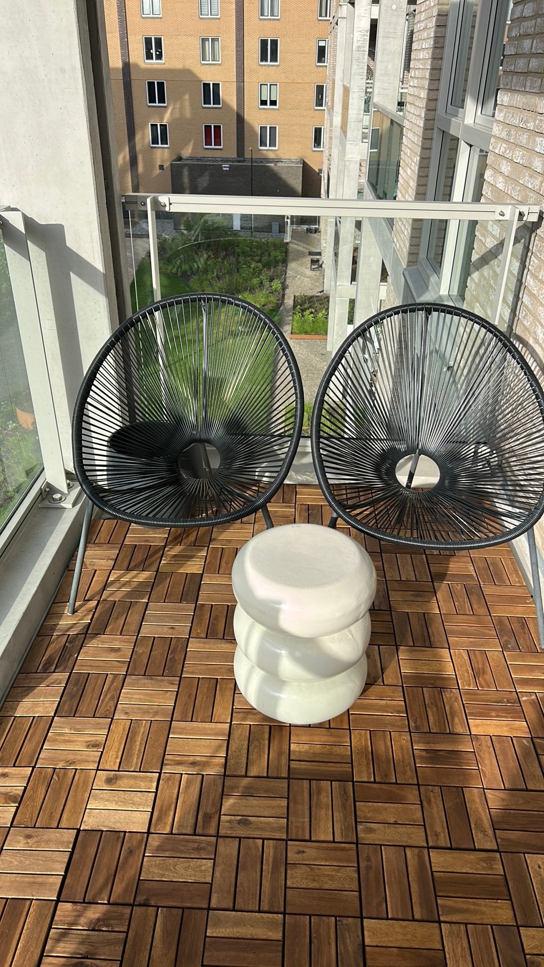 Tuin/terras stoelen, Tuin en Terras, Tuinstoelen, Ophalen of Verzenden, Gebruikt, Kunststof
