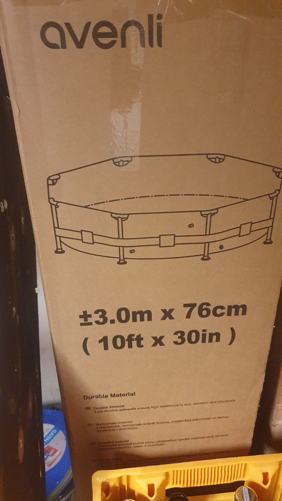 avenli zwembad, Ophalen, Minder dan 80 cm, Zo goed als nieuw, Opzetzwembad