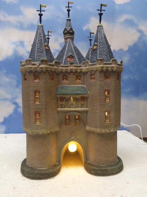 dickensville Sassenpoort Zwolle toren kerstdorp kersthuisjes, Diversen, Kerst, Nieuw, Ophalen of Verzenden