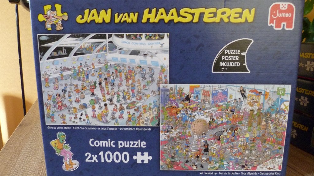 Jan van Haasteren Puzzels - 6x 1000 stukjes, Ophalen, 500 t/m 1500 stukjes, Zo goed als nieuw, Legpuzzel
