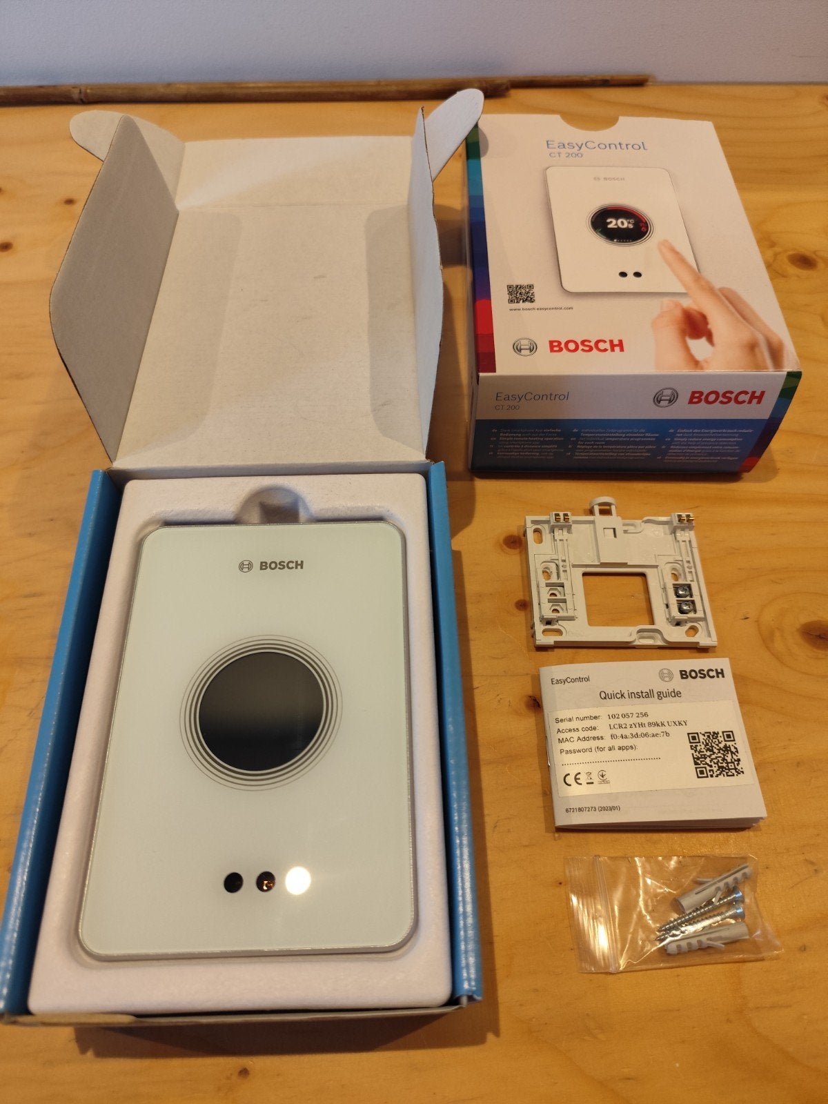 Bosch EasyControl CT200 Slimme Thermostaat, Ophalen of Verzenden, Slimme thermostaat, Nieuw