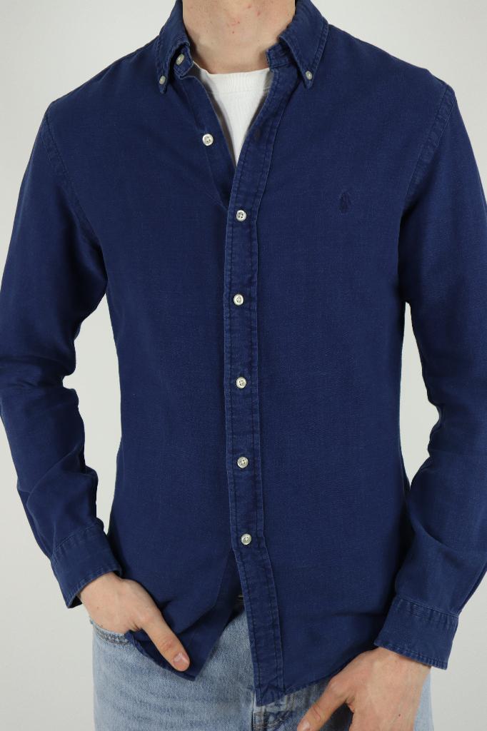 Ralph Lauren overhemd blouse - S - Marineblauw, Kleding | Heren, -, Blauw, Halswijdte 38 (S) of kleiner, -