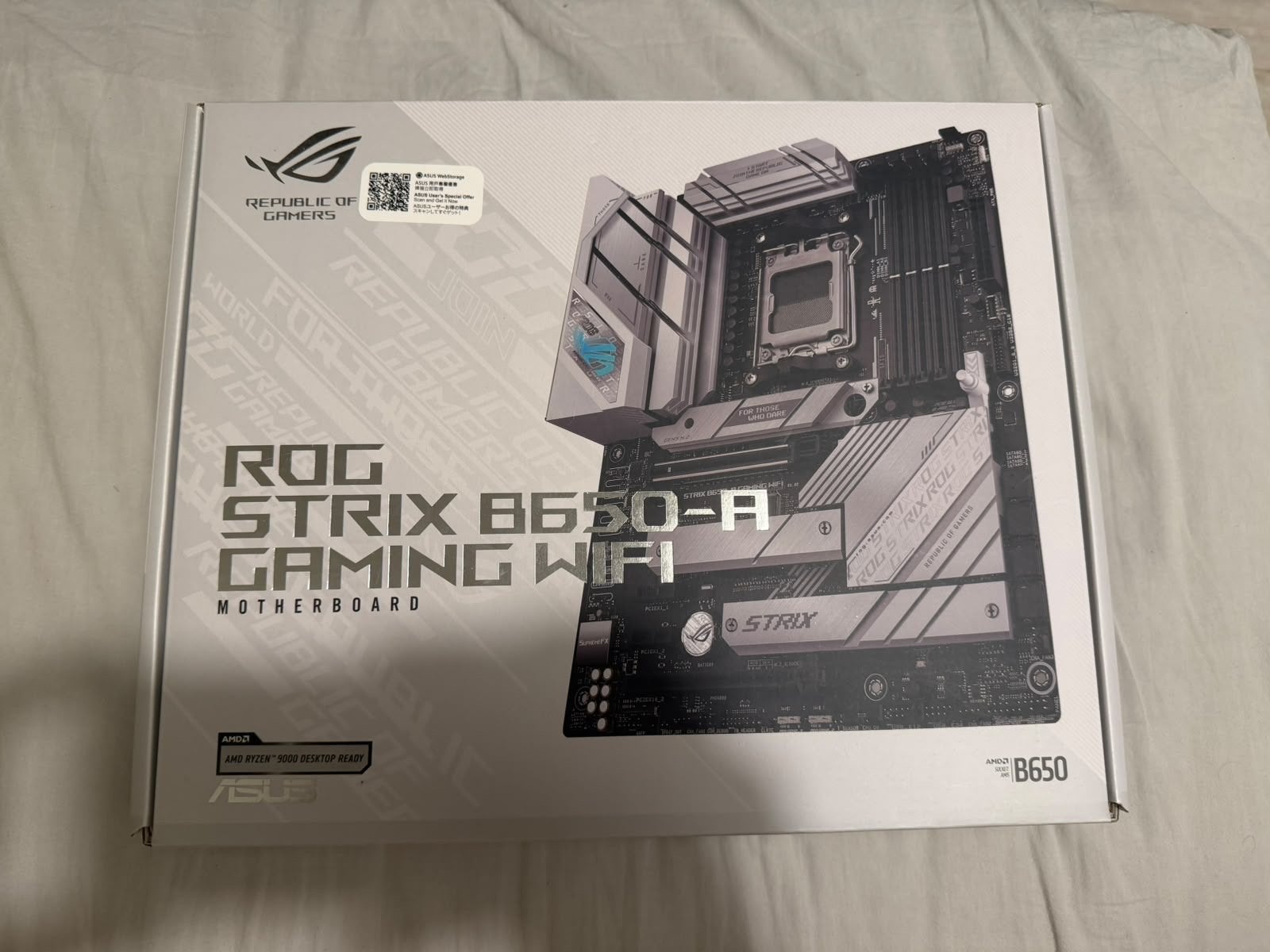 ASUS ROG Strix B650-A Gaming WiFi Moederbord, Ophalen of Verzenden, Zo goed als nieuw, AMD, DDR5