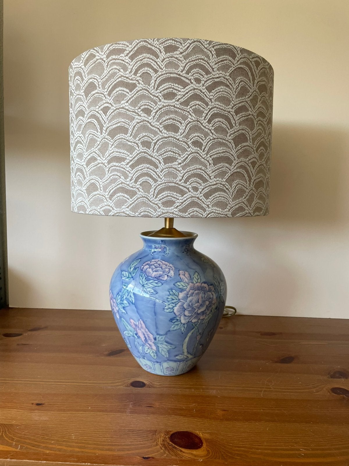 Vaaslamp met kap, Ophalen of Verzenden, Zo goed als nieuw, Minder dan 50 cm