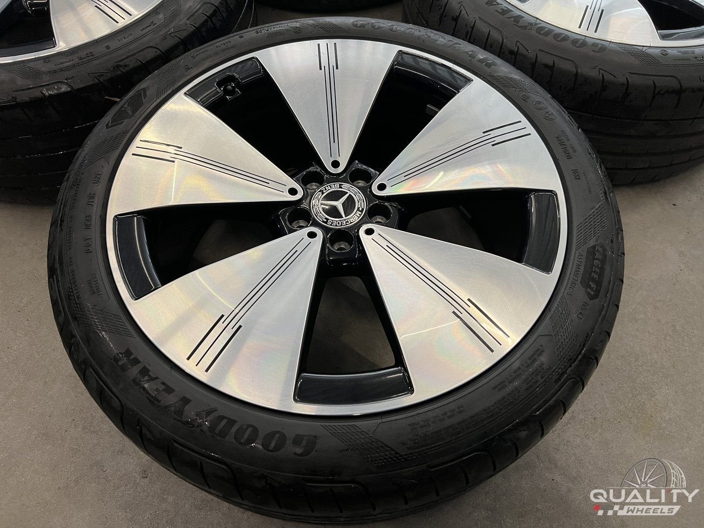 5x112 21 Inch Mercedes Benz EQS, EQE V297, V294 AMG Velgen +, Auto-onderdelen, Banden en Velgen, Gebruikt, -, 265 mm, -