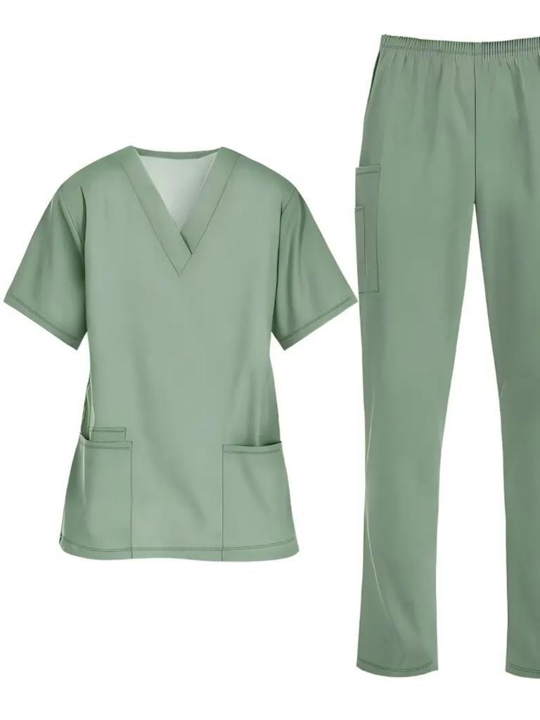 Lichtgroen verpleegster uniform maat XL, unisex, Maat 56/58 (XL), Ophalen of Verzenden, Kleding, Overige thema's