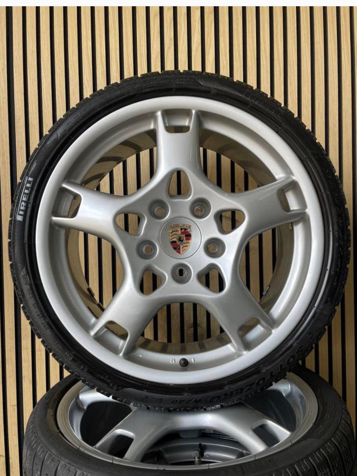 Org. 19” Porsche 911 997 Carrera 4 4S Winterbanden, 19 inch, Gebruikt, 295 mm, .