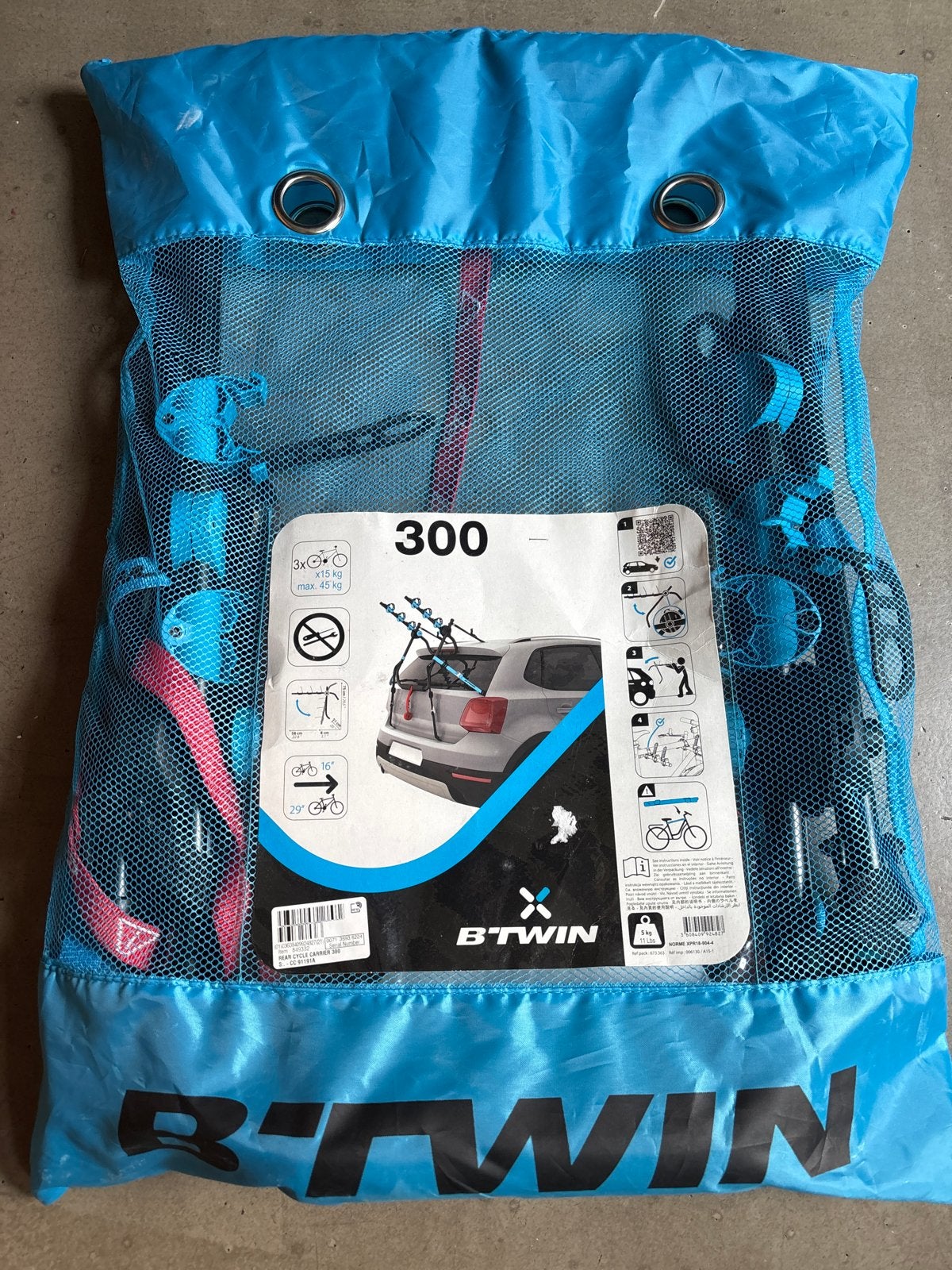 B'Twin 300 fietsendrager voor 3 fietsen - Decathlon, Ophalen, Zo goed als nieuw