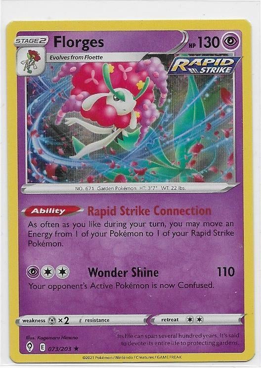 Evolving Skies,  Florges [holo] 73/203, Verzenden, Nieuw, Losse kaart