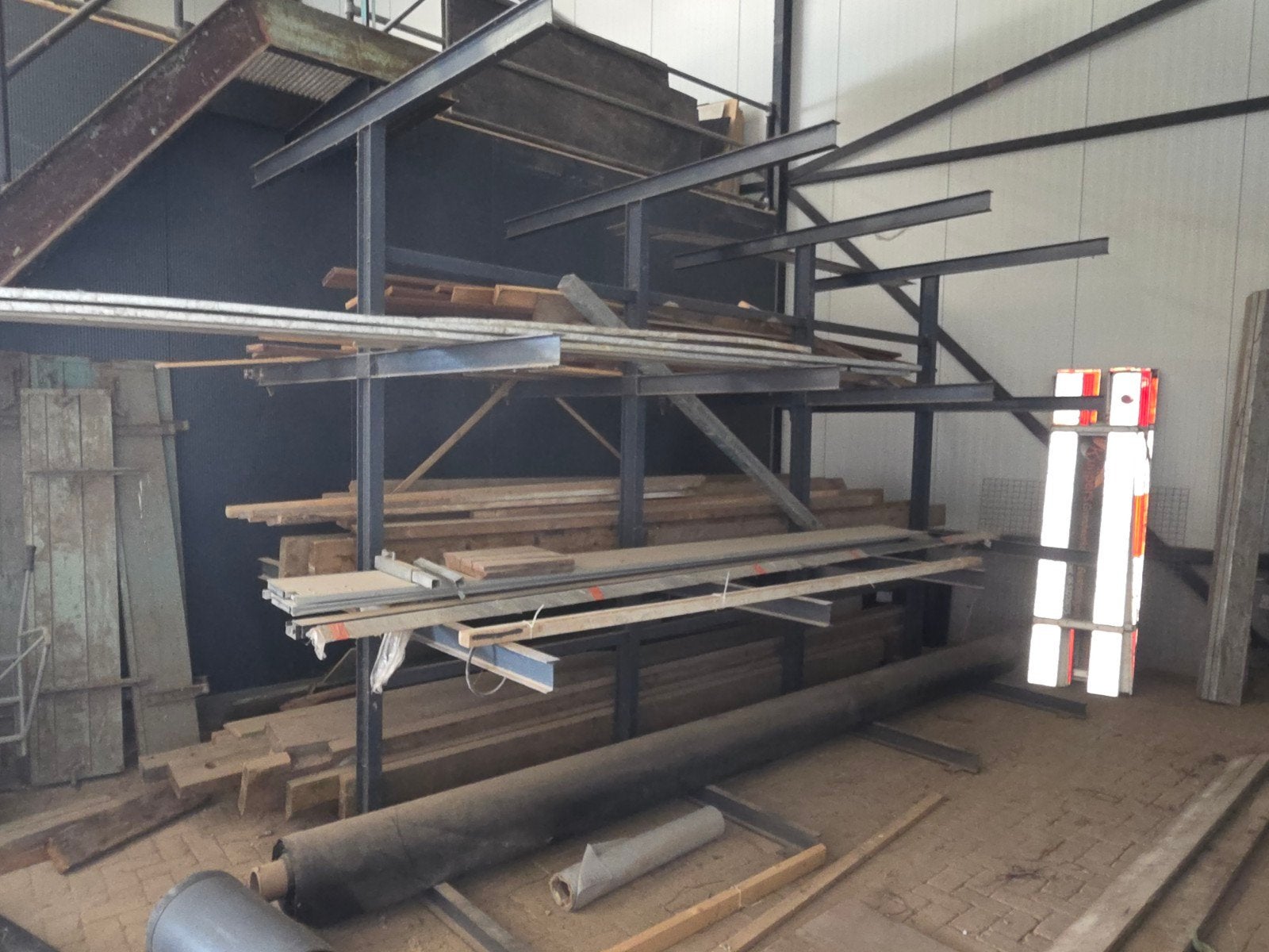 2 stuks dubbele draagarmstelling, Zakelijke goederen, Kantoor en Winkelinrichting | Magazijn, Stelling en Opslag, Ophalen