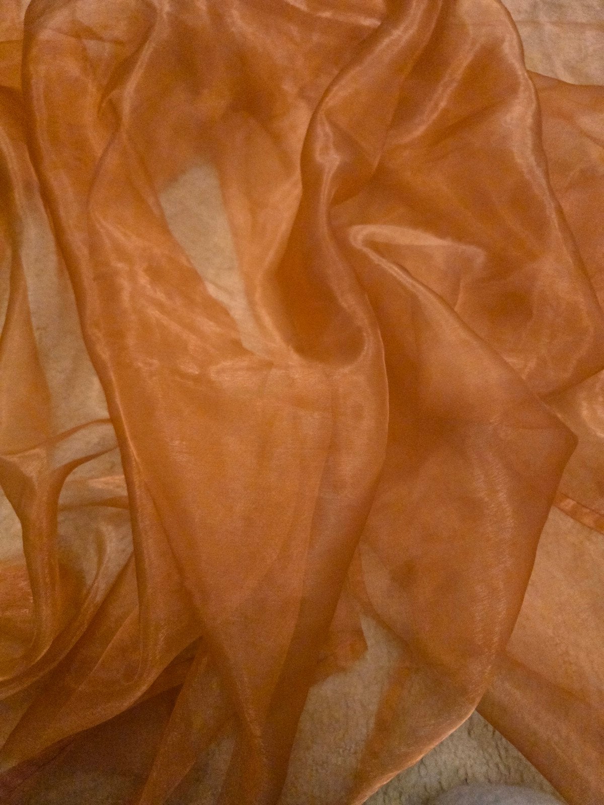 Prachtige nieuwe oranje vitrage te koop, Huis en Inrichting, Stoffering | Gordijnen en Lamellen, Ophalen of Verzenden, Nieuw