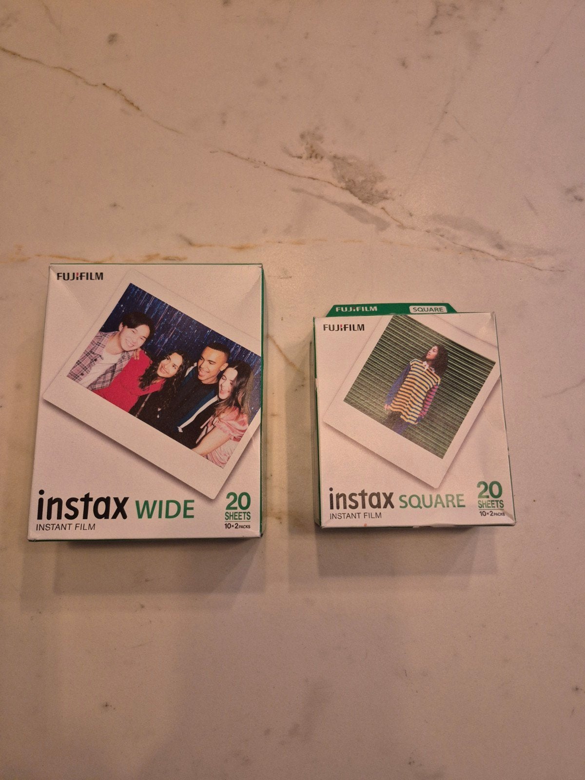 Fujifilm Instax Fotopapier - Wide & Square (Nieuw), Instant film, Ophalen of Verzenden, Nieuw, Fujifilm
