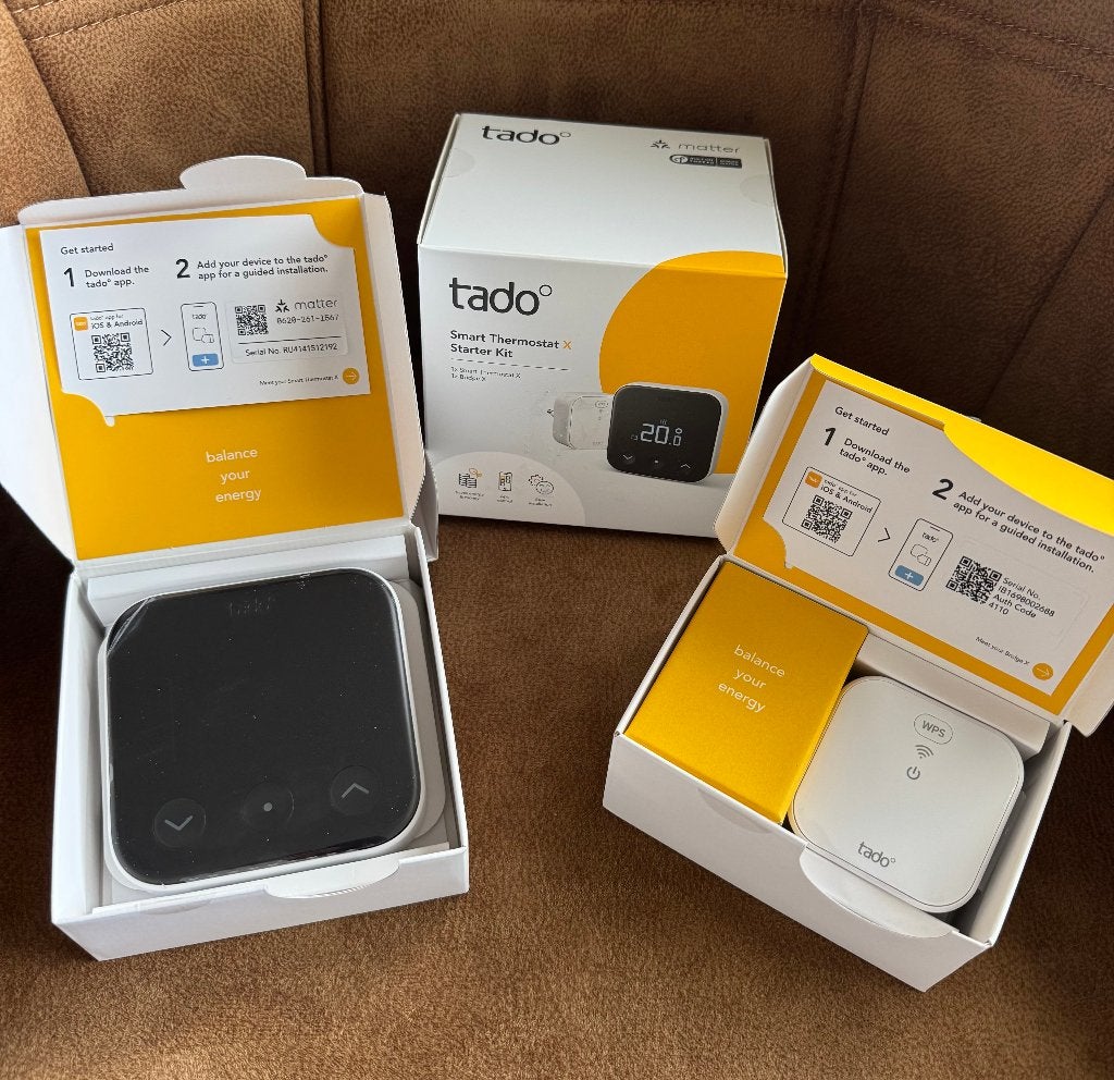 TADO X Slimme Radiatorknop 24x + Bridge +Thermostaat -NIEUW, Ophalen of Verzenden, Slimme thermostaat, Nieuw
