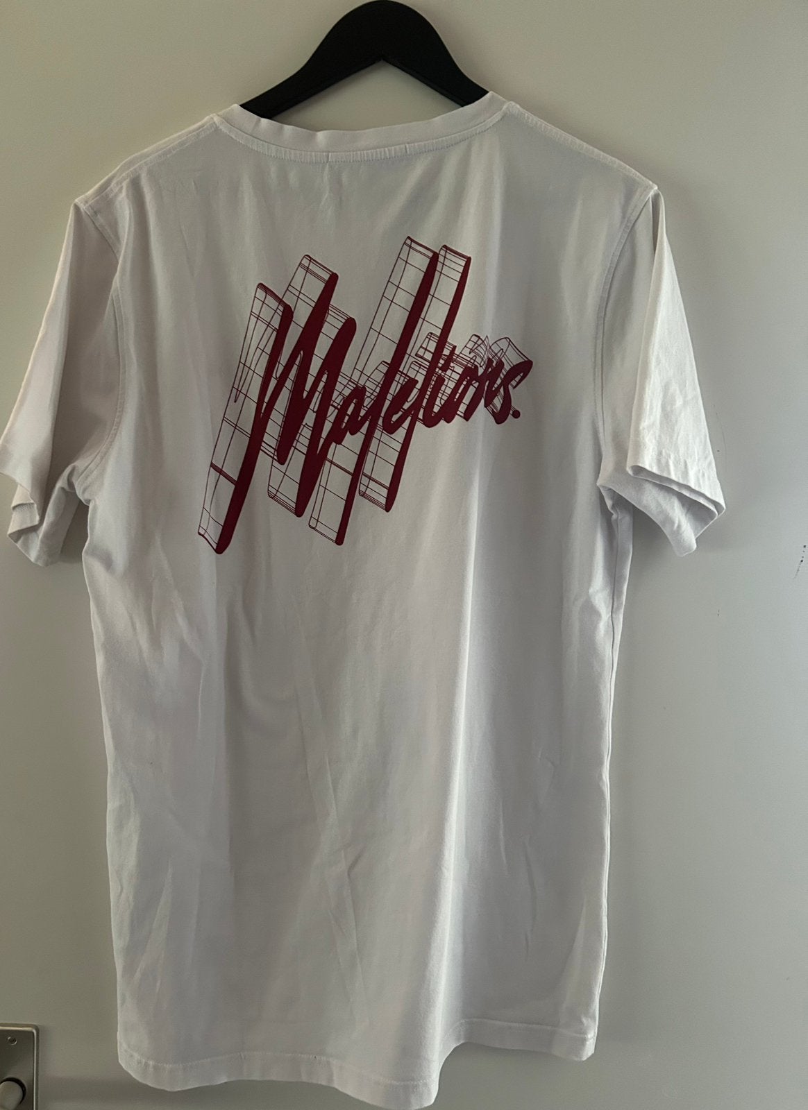 Malelions heren shirt wit/rood, maat XXL, Ophalen of Verzenden, Nieuw, Overige maten, Wit