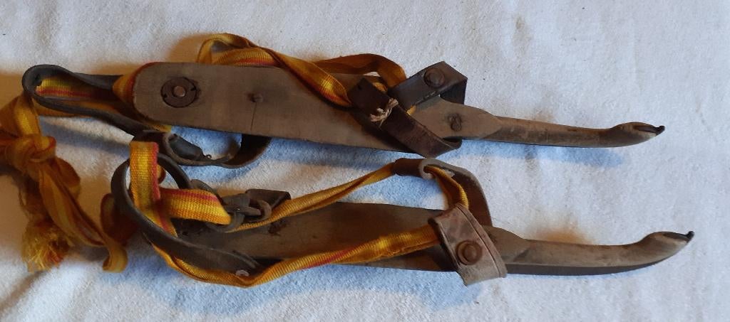Schaatsen hout 661 vintage kindermaat, Sport en Fitness, Schaatsen, Ophalen of Verzenden, Gebruikt, Friese doorlopers, Overige merken