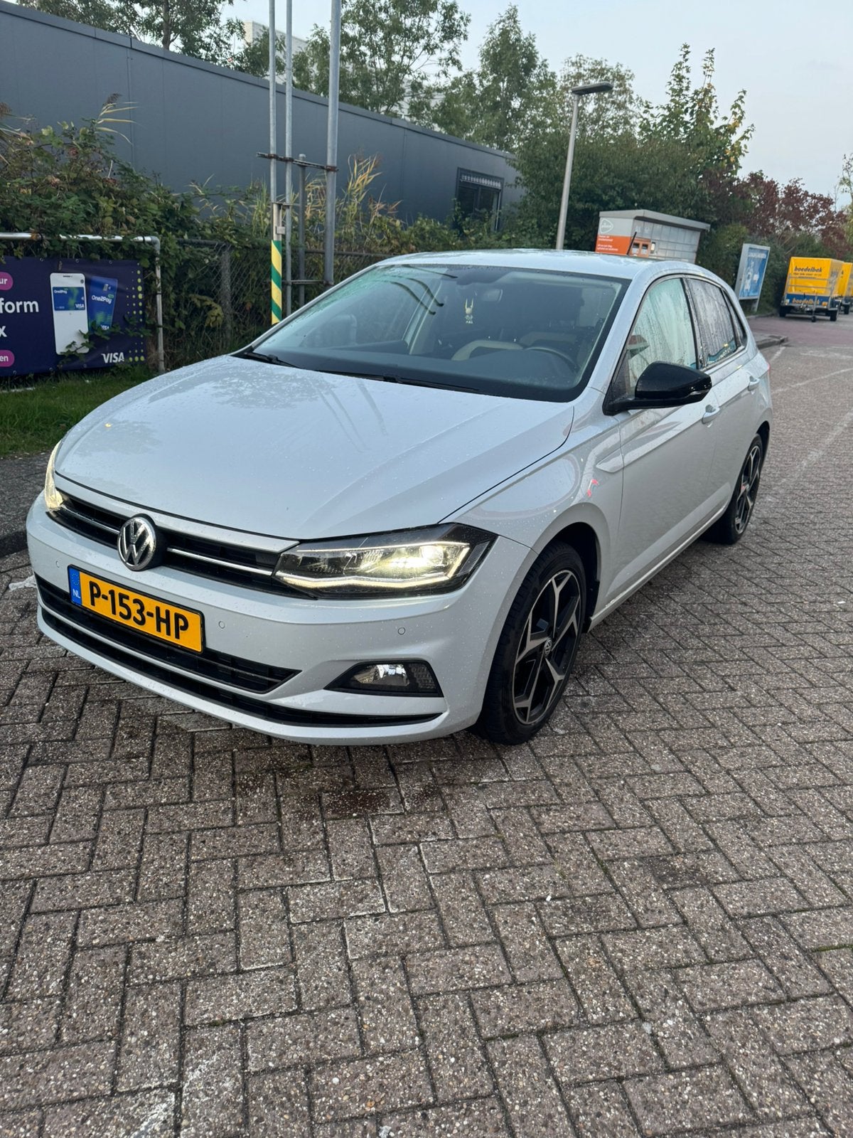 Volkswagen Polo 2018 Wit, Auto's, 40 €/maand, Wit, 570 kg, Particulier