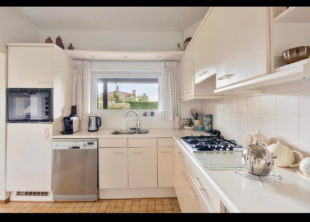 Complete witte keuken met inbouwapparatuur, Ophalen, Gebruikt, Overige materialen, Wit
