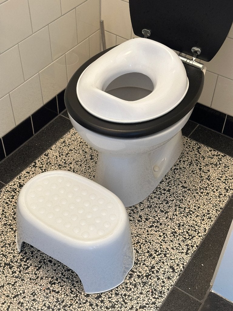 WC verkleinset (bril en opstapje), Ophalen of Verzenden, Gebruikt