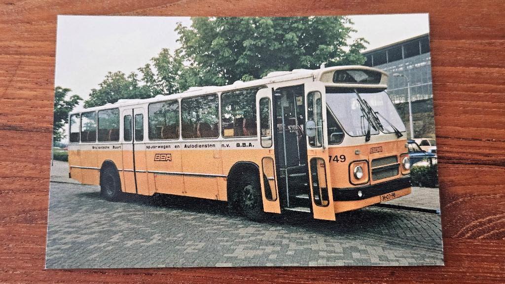 Foto BUS BBA Breda 749, Verzamelen, Spoorwegen en Tramwegen, Gebruikt, Bus of Metro, Overige typen, Verzenden