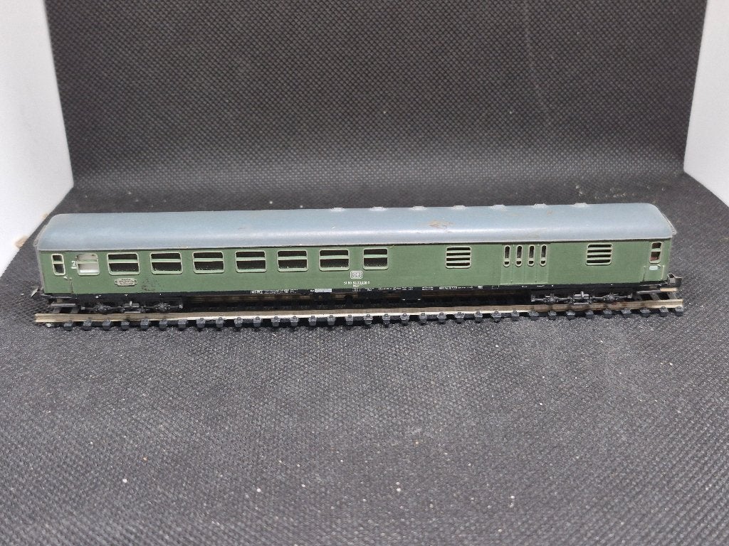 Minitrix 3088 - coupéwagon met bagagedeel BDüm 273 (15808), Hobby en Vrije tijd, Gebruikt, Gelijkstroom, Trix, Wagon