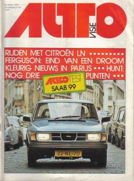Autovisie 22 1976 : Saab 99 - Citroen LN - Simca 1308 GT, Boeken, Auto's | Folders en Tijdschriften, Ophalen of Verzenden, Gelezen