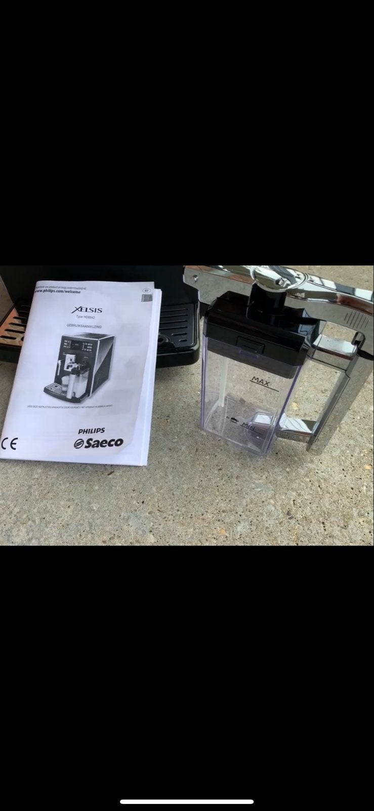 Philips Saeco Xelsis Espresso Apparaat - Zo goed als nieuw, Afneembaar waterreservoir, Espresso apparaat, 10 kopjes of meer, Zo goed als nieuw