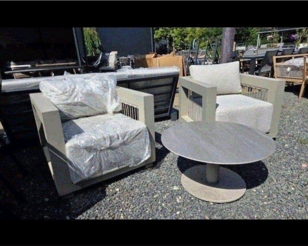 2 ALL WEATHER STOELEN HOUSTON HELFT VAN DE PRIJS ELDERS, Tuin en Terras, Ophalen, Nieuw