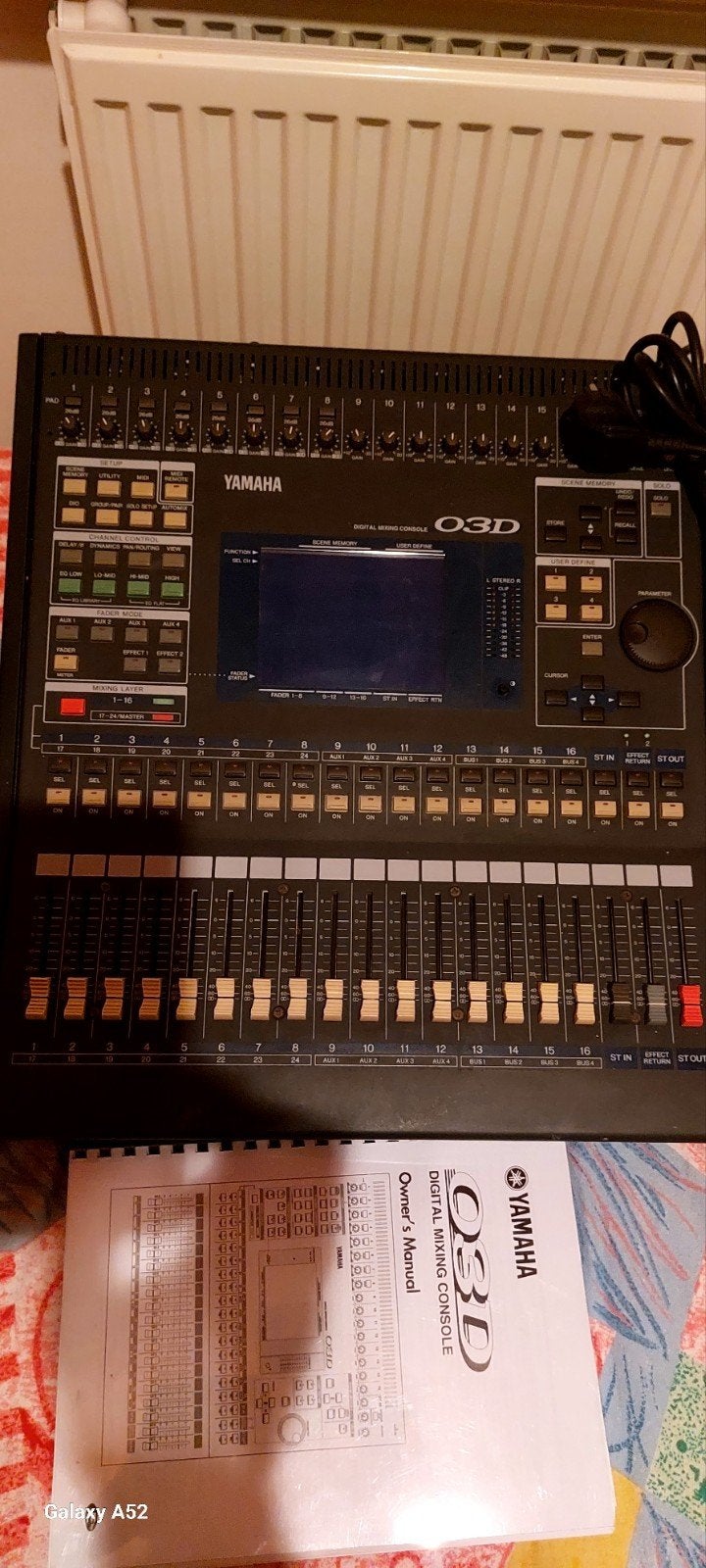 Yamaha O3D Digitale Mengtafel met Handleiding, Ophalen, Gebruikt, 10 tot 20 kanalen, Microfooningang
