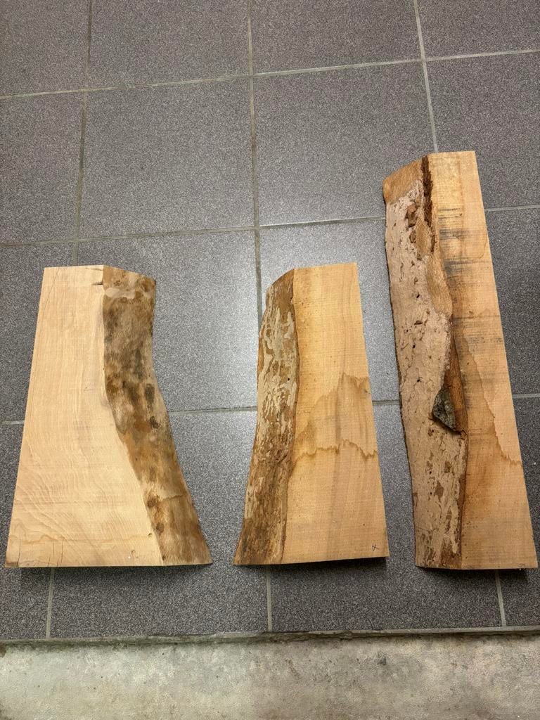 3 planken van een schaaldeel, Doe-het-zelf en Verbouw, Hout en Planken, Minder dan 25 mm, Ophalen of Verzenden, Zo goed als nieuw