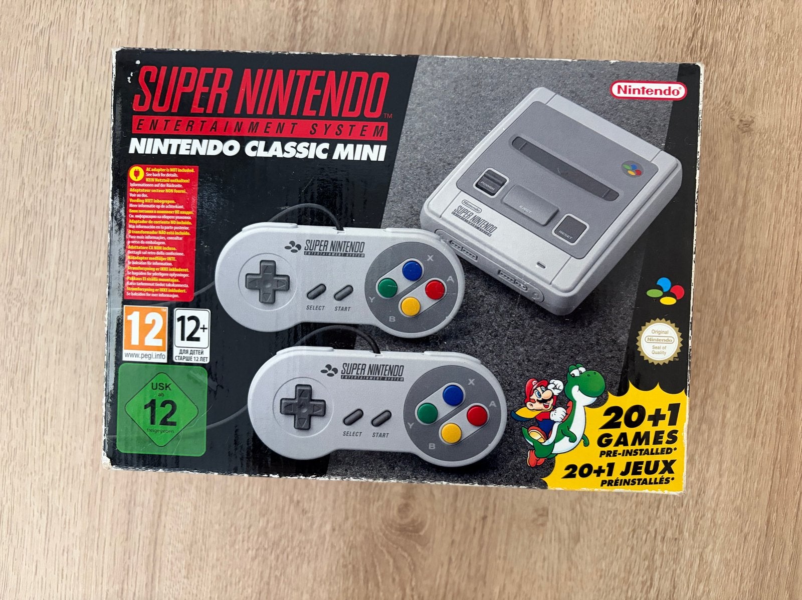 Super Nintendo Classic Mini met extra spellen, Ophalen, Zo goed als nieuw, Met 2 controllers, Met games