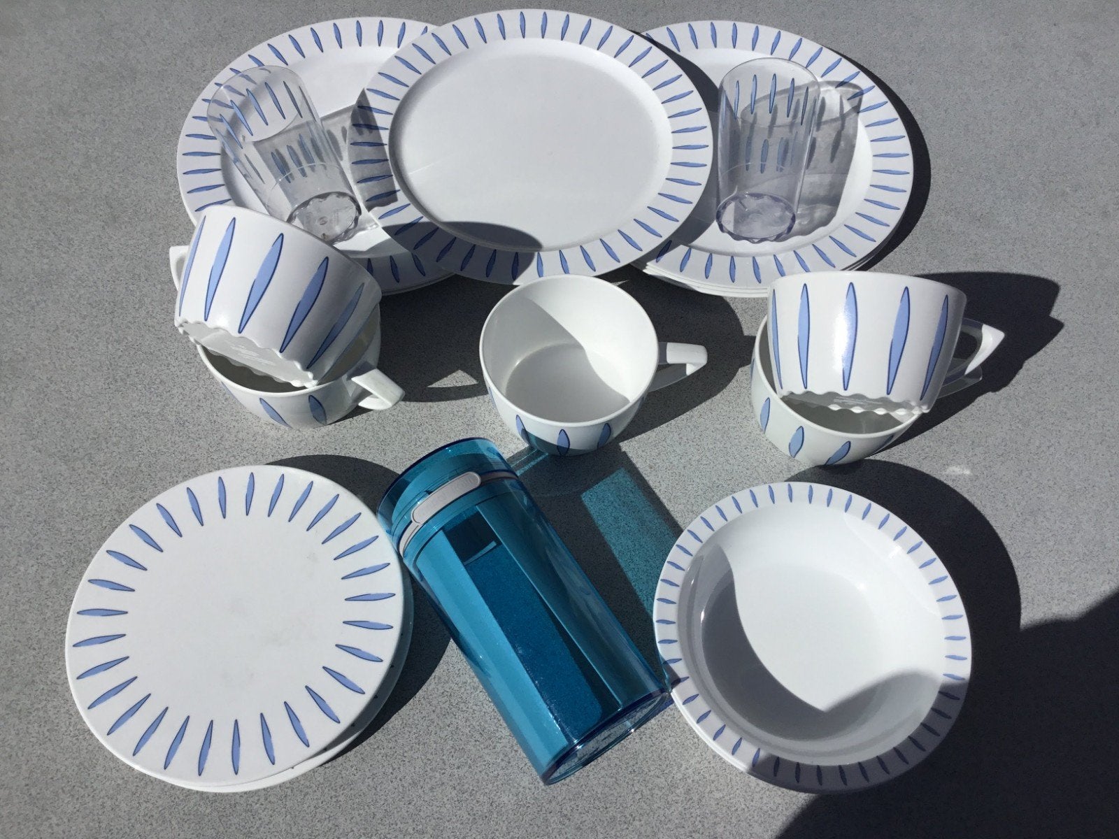 Camping Servies Mepal Lavendel, Ophalen of Verzenden
