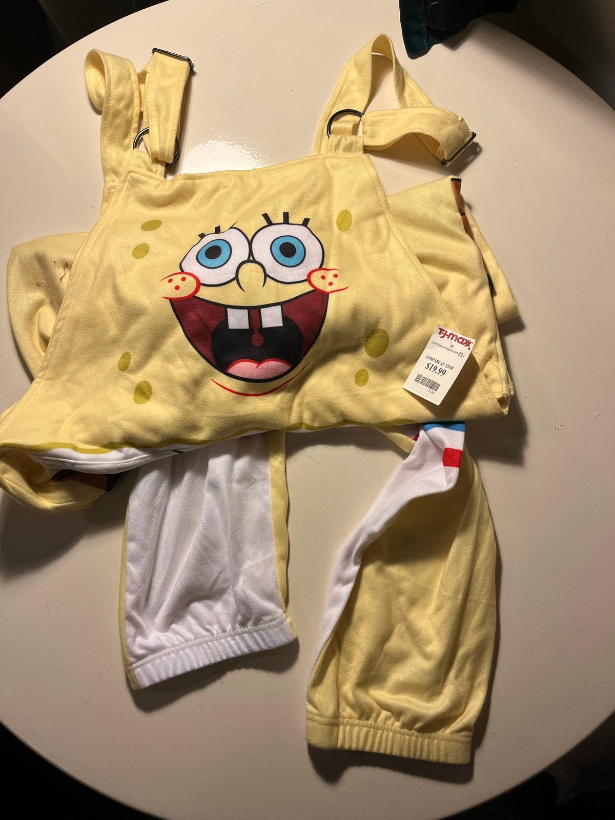 Spongebob Kostuum voor volwassenen L, Ophalen, Zo goed als nieuw, Carnaval