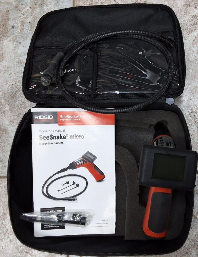 Ridgid SeeSnake inspectiecamera, Ophalen of Verzenden, Gebruikt