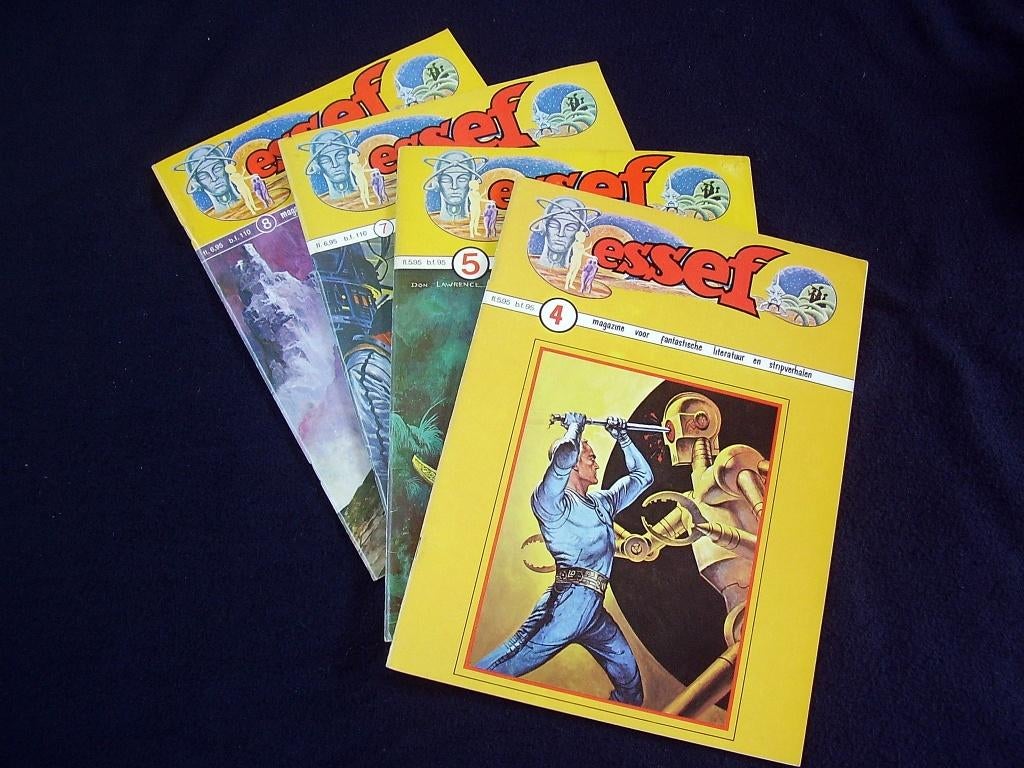 ESSEF. 4, 5, 7 en 8., Boeken, Stripboeken, Gelezen, Diverse, Verzenden, Meerdere stripboeken