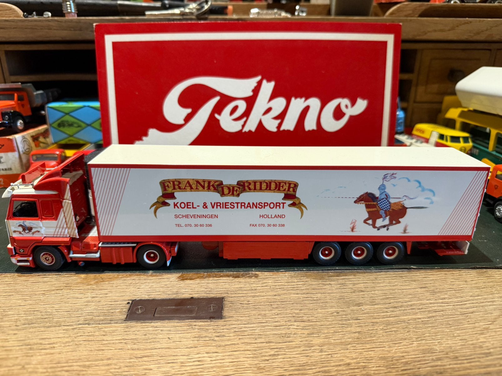 TEKNO SCANIA STREAMLINE FRANK DE RIDDER, Ophalen of Verzenden, Zo goed als nieuw, Bus of Vrachtwagen, Tekno