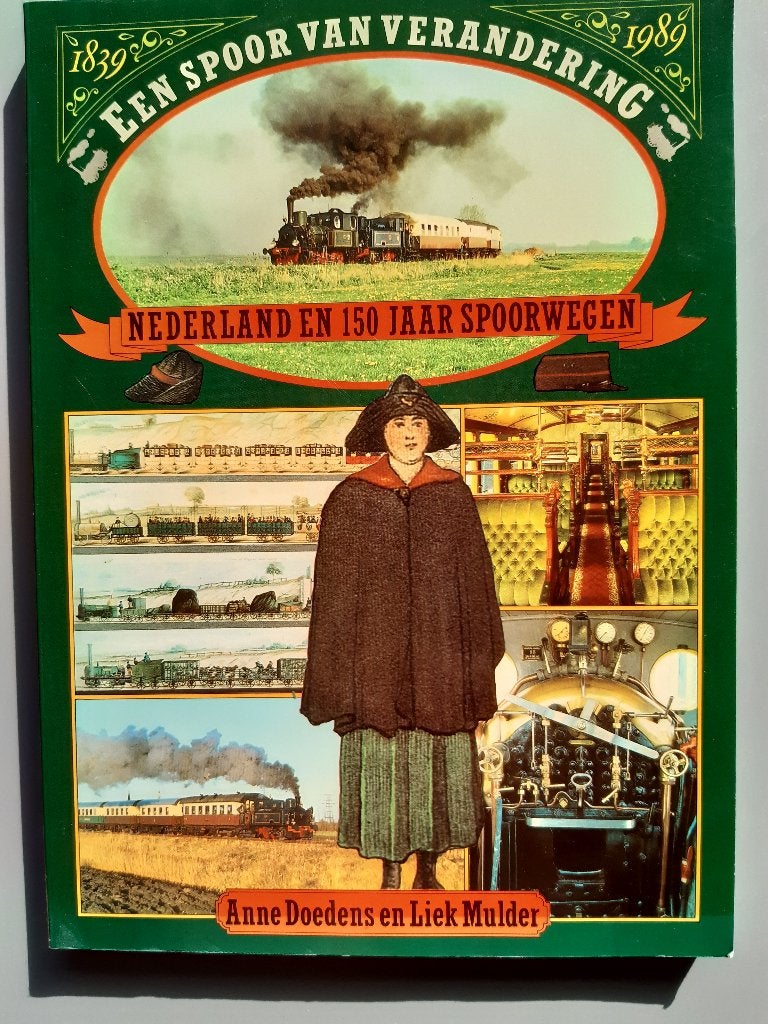 Een spoor van verandering, 150 jaar Ned Spoorwegen, € 2,=, Verzamelen, Ophalen of Verzenden, Zo goed als nieuw, Trein, Boek of Tijdschrift