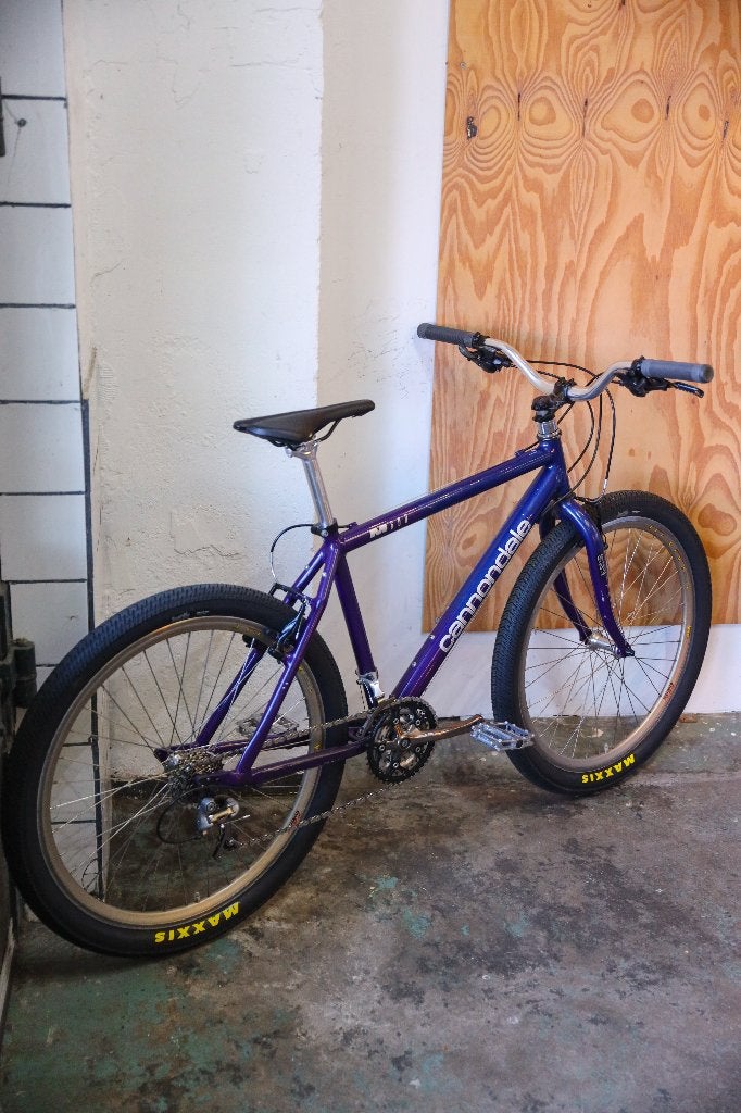 90s Cannondale M600 — M, mountainbike volledig gerestaureerd, Fietsen en Brommers, Gebruikt, Velgrem, 49 tot 53 cm, Geen vering