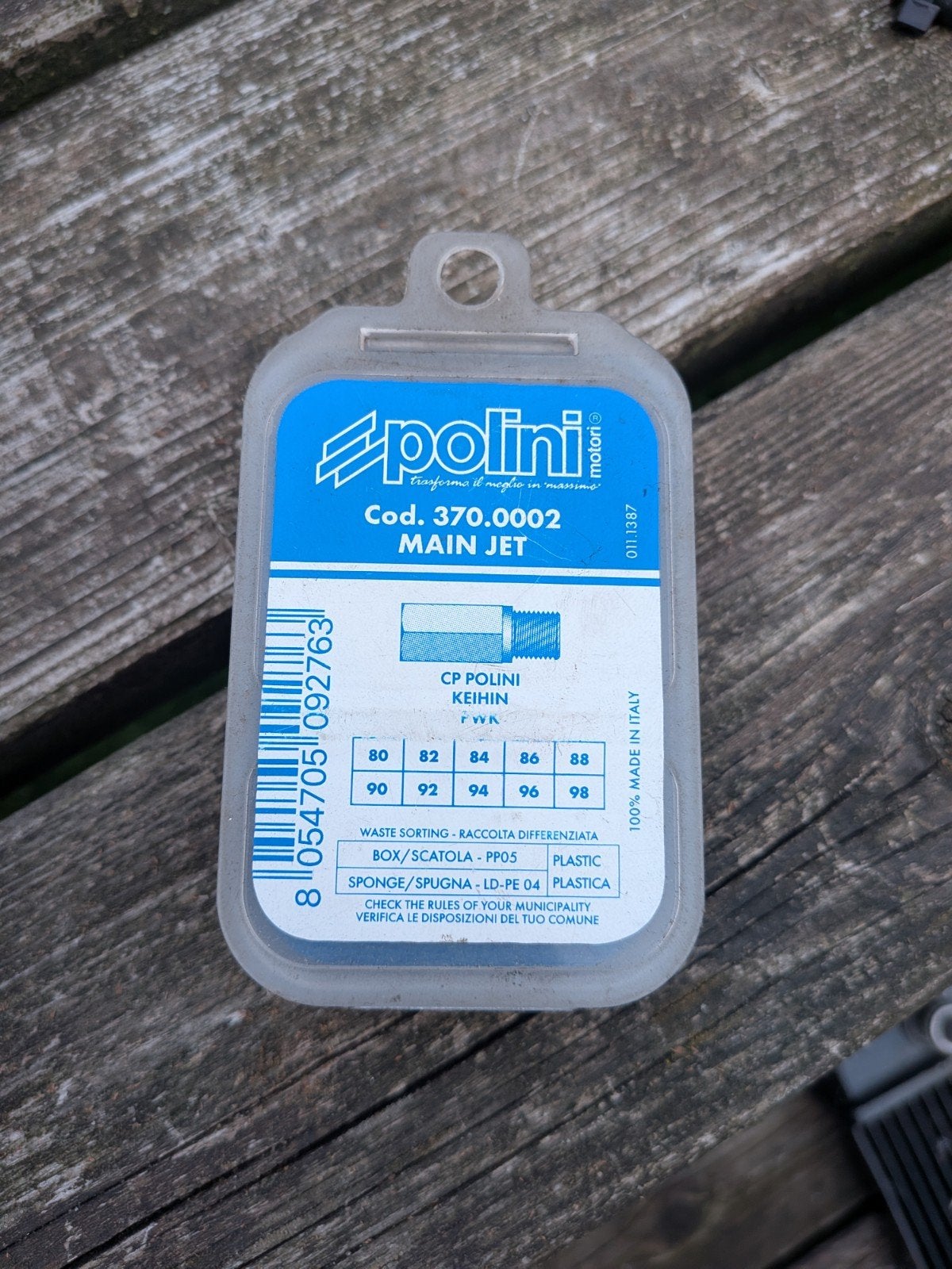 Polini Sproeiers Set Keihin Carburateur, Fietsen en Brommers, Ophalen of Verzenden, Zo goed als nieuw, Carburateur, Polini