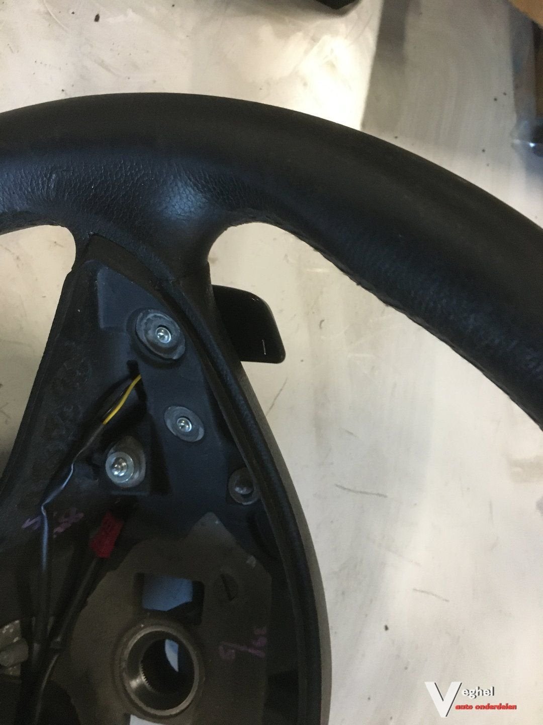 Mercedes C 204 220 cdi 2008  Lederen Stuur met Flippers, Gebruikt, -, -, Ophalen of Verzenden