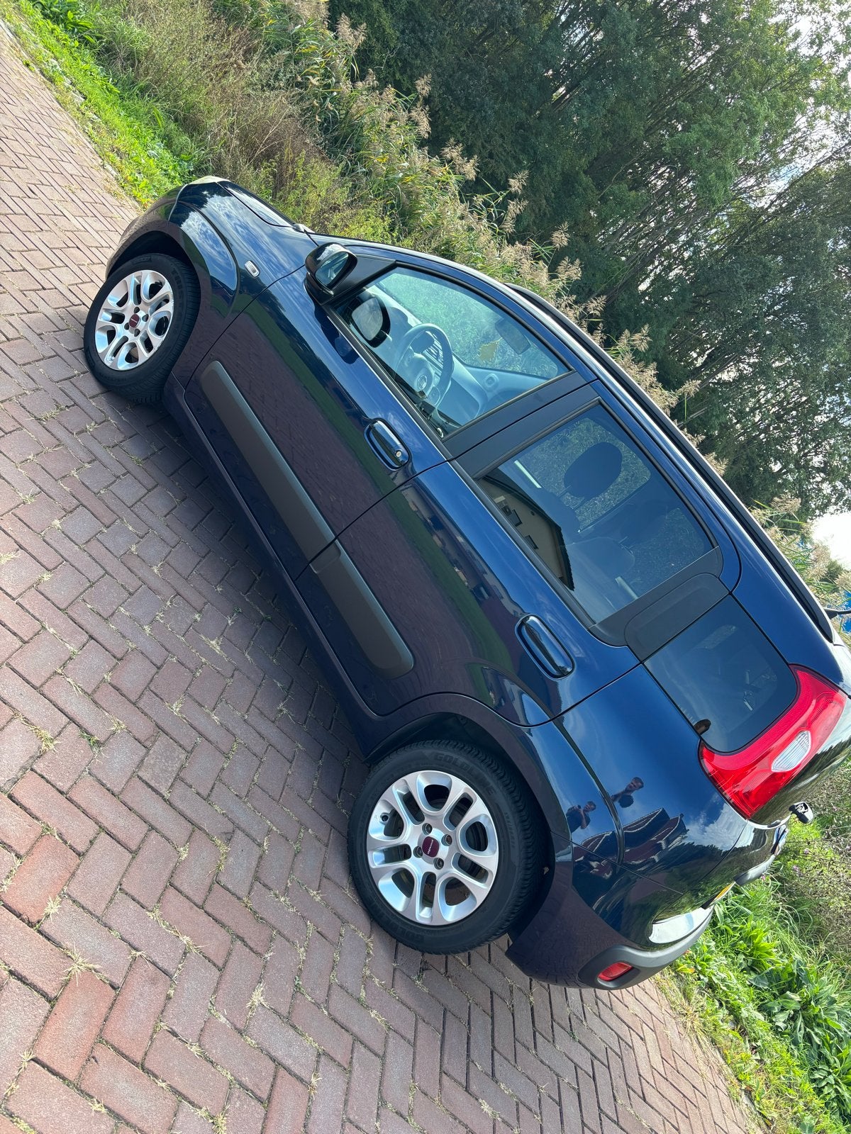 Fiat Panda 0.9 Twinair 48KW 2013 Blauw en Airco, Auto's, 31 €/maand, Panda, Origineel Nederlands, 24 km/l