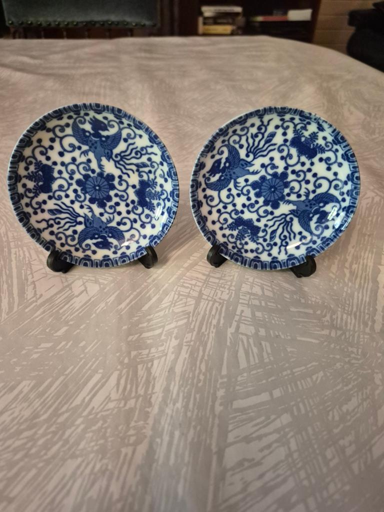Decoratieve Japanse porseleinen schaaltjes (2 stuks), Ophalen