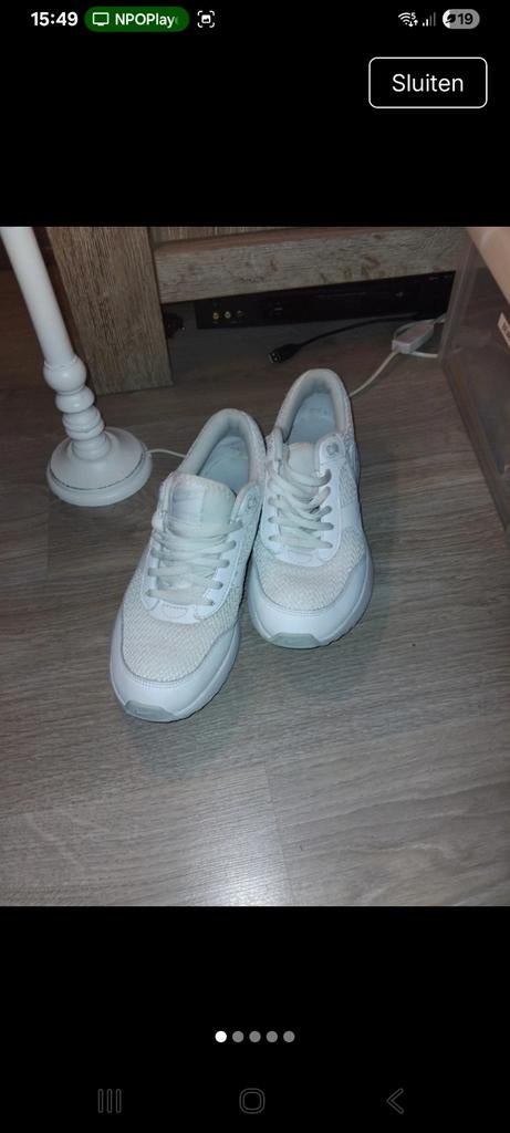 Witte Nike Sneakers - Maat 38, Wit, Nike, Ophalen of Verzenden, Sneakers of Gympen