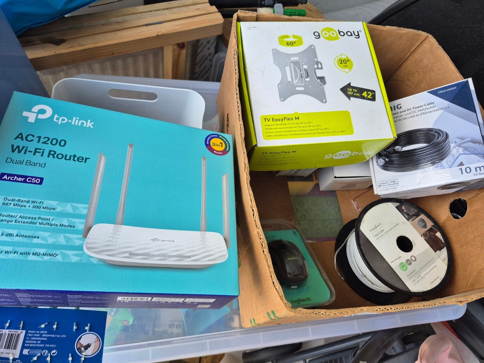 Router, coax kabels, muis etc., Ophalen of Verzenden, Nieuw