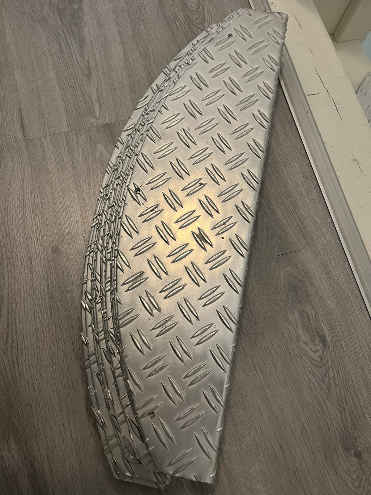 15 aluminium traptreden / trapmatten (tranenplaat), Ophalen of Verzenden, Zo goed als nieuw