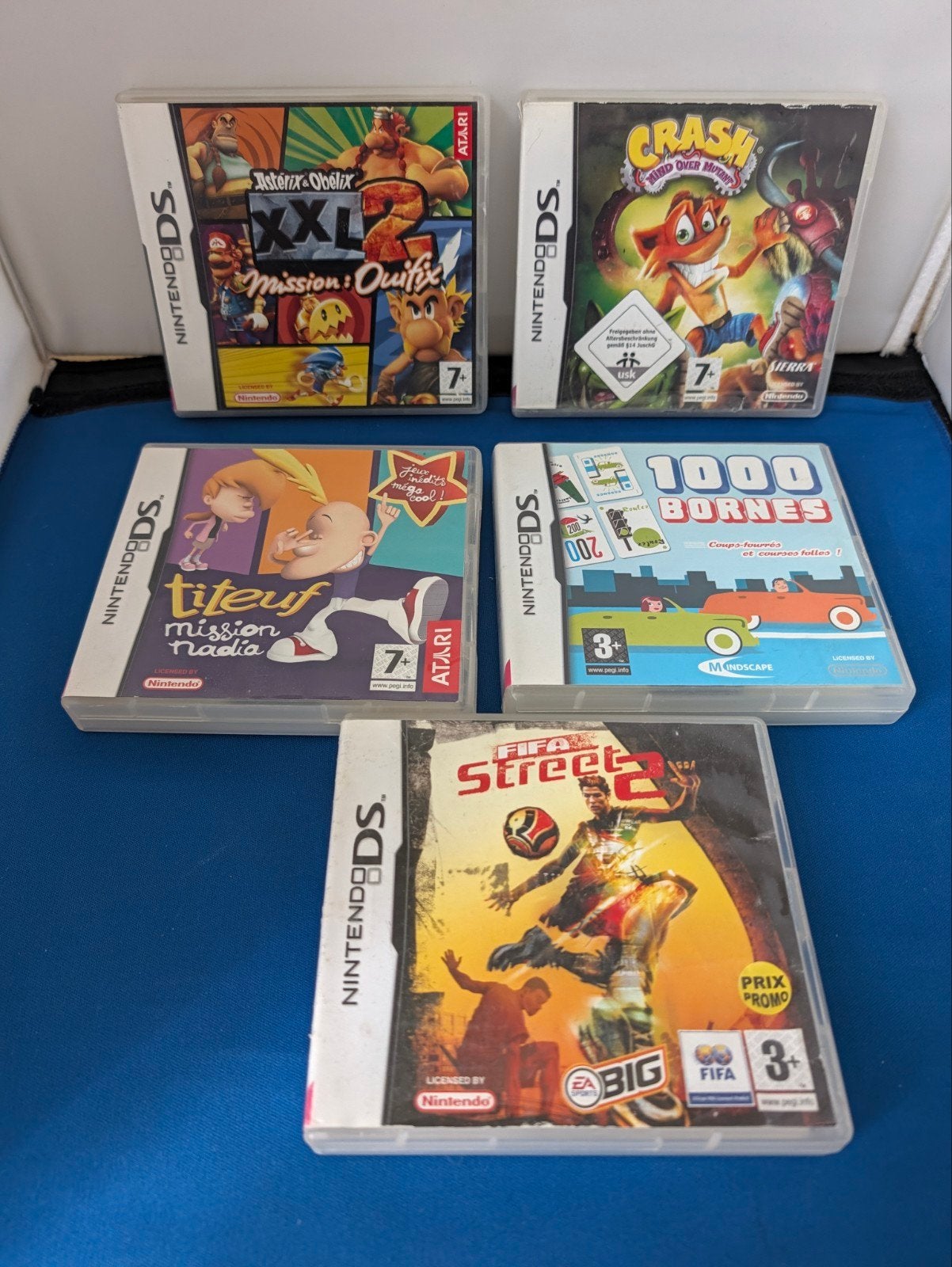 Nintendo DS Games: Crash, Asterix, Titeuf, 1000 Bornes, FIFA, 1 speler, Ophalen of Verzenden, Avontuur en Actie, Vanaf 3 jaar