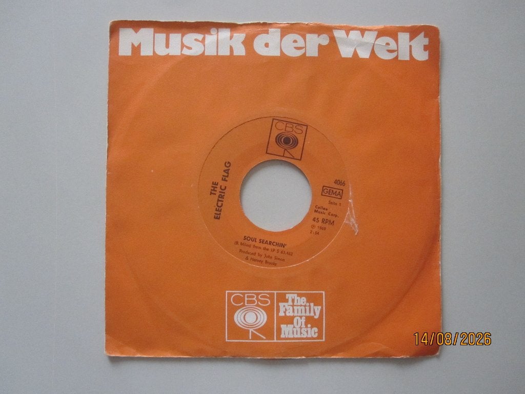 THE ELECTRIC FLAG -  soul searchin - vinyl 7" - multicolor, Gebruikt, 7 inch, Colored vinyl, Ophalen of Verzenden