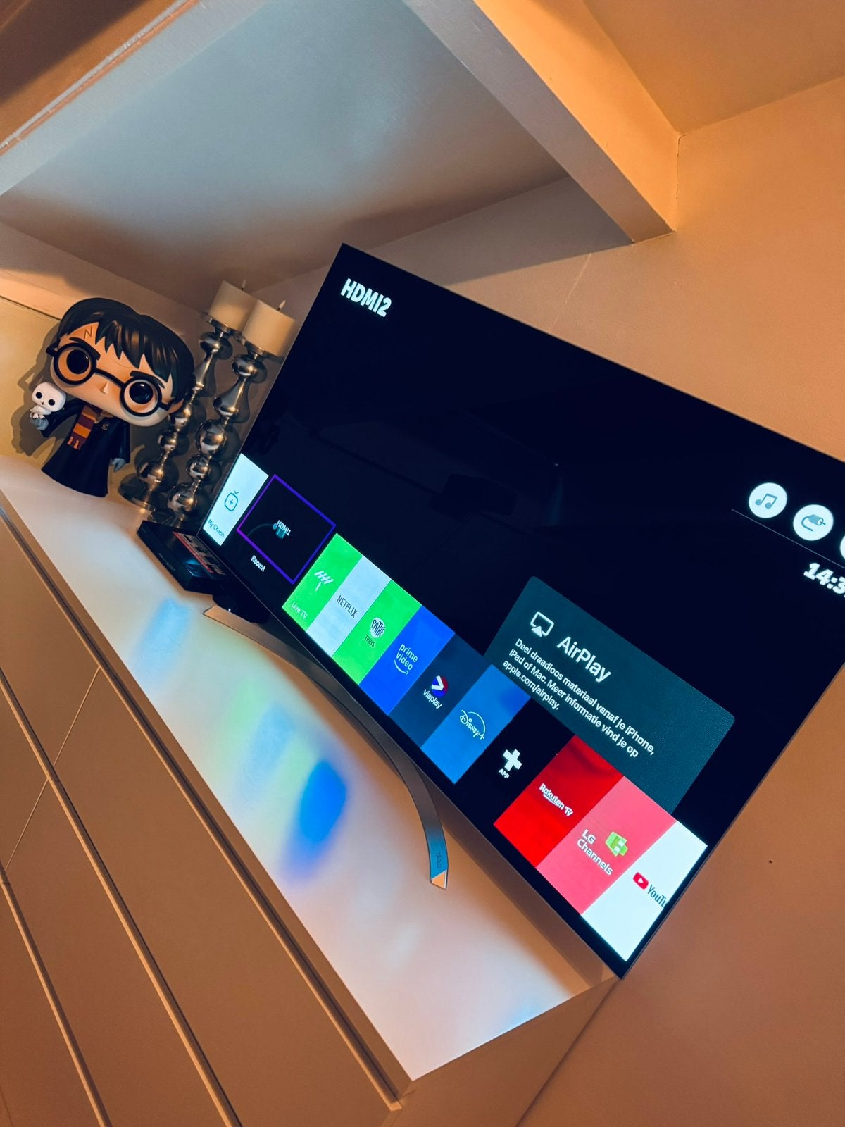 LG 4K Oled 55 inch (let op zie beschrijving), Ophalen, Gebruikt, OLED, 100 Hz