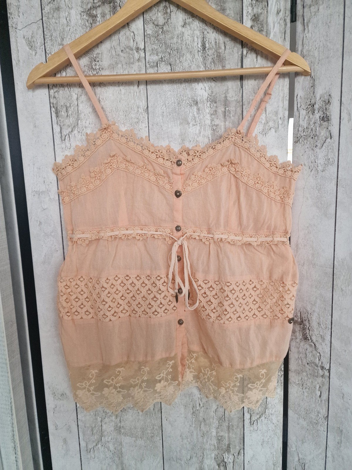 Isla Ibiza Bonita Topje met Kant - Maat S, Kleding | Dames, Tops, Zo goed als nieuw, Wit, Zonder mouw, Ophalen of Verzenden