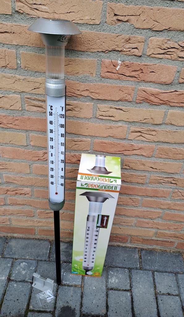 Partij tuinthermometers met verlichting 10 stuks, Tuin en Terras, Fakkels, Ophalen of Verzenden, Nieuw